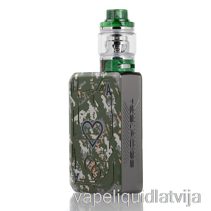 Teslacigs Poker 218w Starta Komplekts Green Vape šķidrums